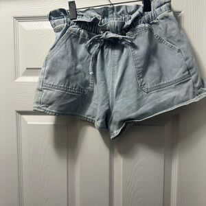 Vigoss High Waist Light Blue Denim Shorts